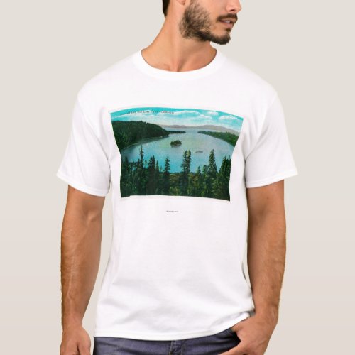 Emerald Bay View on Lake TahoeLake Tahoe CA T_Shirt