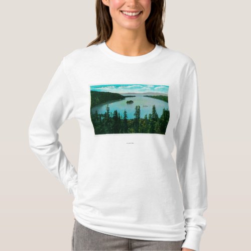 Emerald Bay View on Lake TahoeLake Tahoe CA T_Shirt