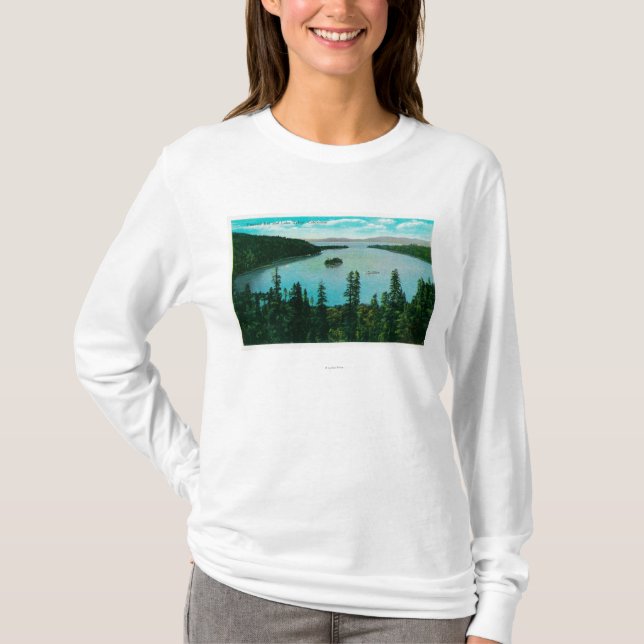 Emerald Bay View on Lake TahoeLake Tahoe, CA T-Shirt (Front)