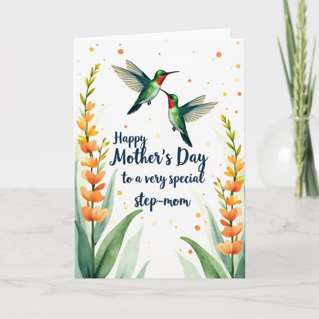 Emerald Bird Mothers Card (Front)