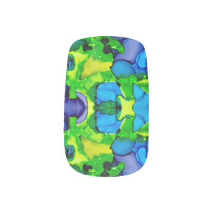 Emerald Bliss Minx Nail Art