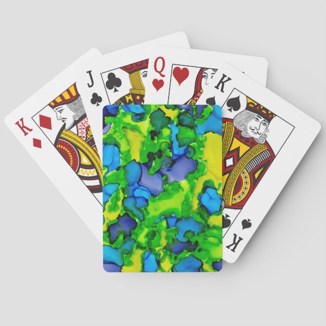 Emerald Bliss Poker Cards (Back)