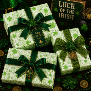 Emerald Breeze Wrapping Paper Sheets