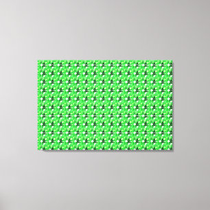 Emerald, Bright Green Canvas Print
