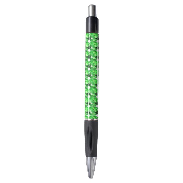 Emerald, Bright Green Pen (Front Vertical)