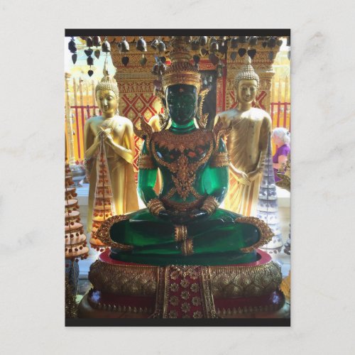 Emerald Buddha Chiang Mai Thailand Postcard
