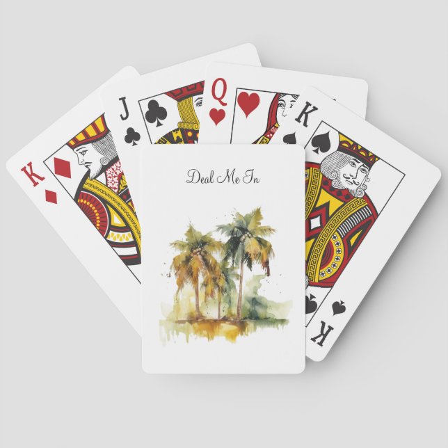 Emerald Canopy, custom Poker Cards (Back)