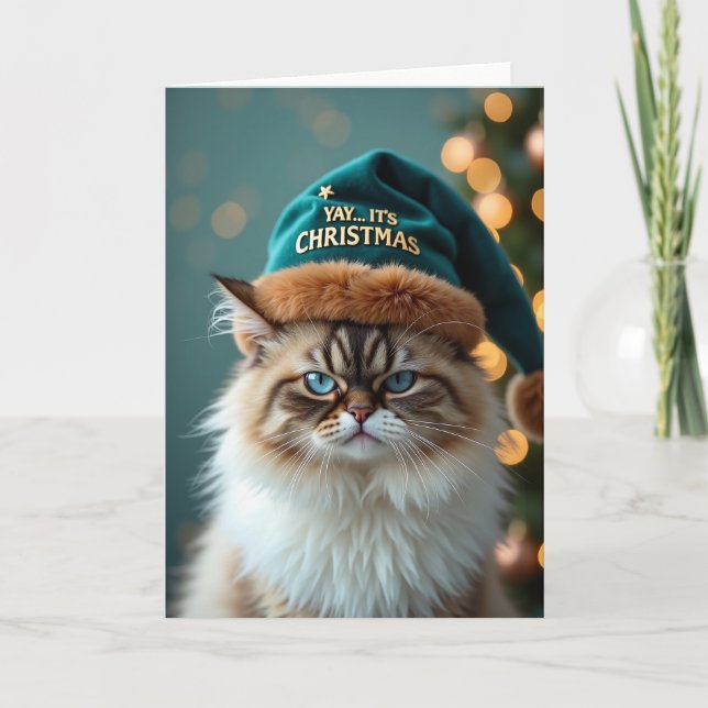 Emerald Cap Christmas Card (Front)