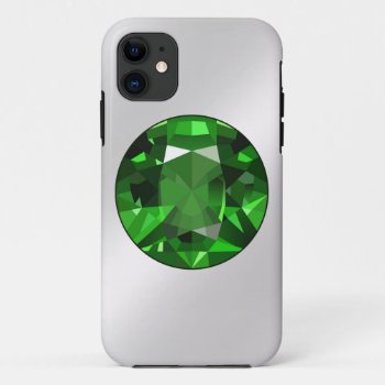 Emerald   Iphone 11 Case by KRStuff at Zazzle