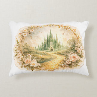 Emerald Castle Fairytale Accent Pillow