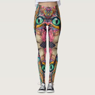 Emerald Cat eyes Leggings – Pretty