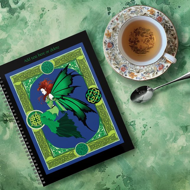 Emerald Celtic Fairy Green Wings Fantasy Planner (Creator Uploaded)