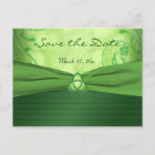 Emerald Celtic Love Knot Save the Date Postcard
