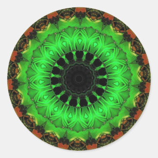 emerald circle Sticker