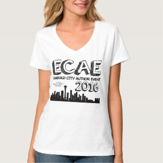 Emerald City Author Event 2016 - Women's V-Neck T-Shirt