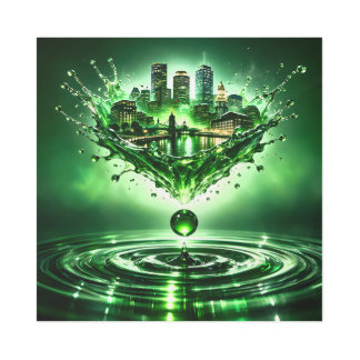 Emerald City Boston Liquid Art