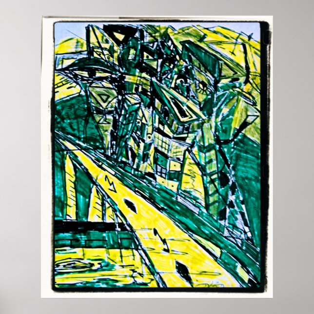 EMERALD CITY DRAWING POSTER (Front)