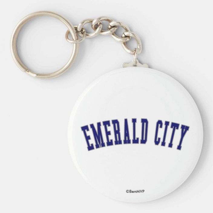 Emerald City Keychain