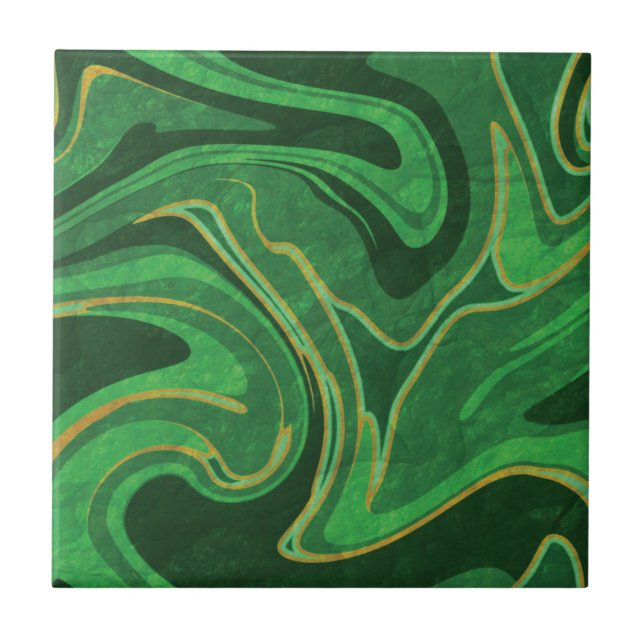 Emerald City Marble Ceramic Tile (Front)