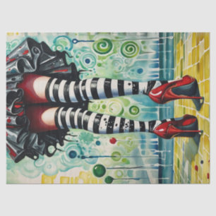 Emerald City Skyline Witch - Ruby Heels - Stocking Tissue Paper