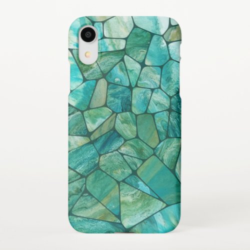 Emerald Coast Marble cells abstract art iPhone XR Case