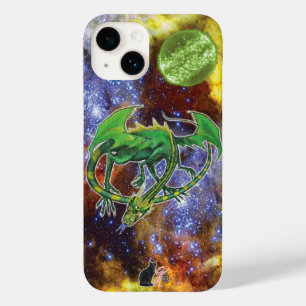 Emerald Cosmic Dragon Case-Mate iPhone Case