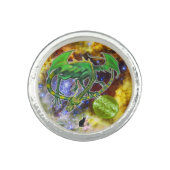 Emerald Cosmic Dragon  Ring (Front)