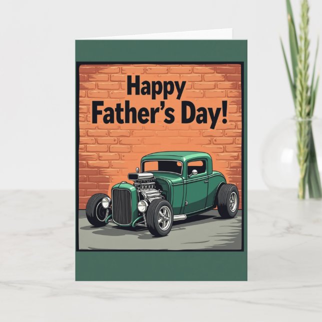 Emerald Coupe Fathers Day Card (Front)