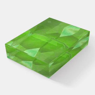 Emerald cover paperweight