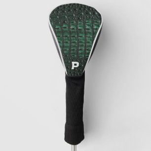 Emerald Crocodile Leather Luxury Exotic Skin Golf Head Cover
