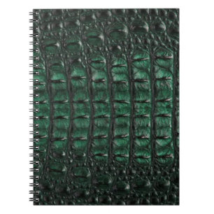 Emerald Crocodile Leather Luxury Exotic Skin Notebook