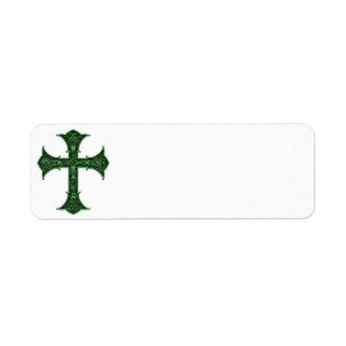 Emerald Cross Label