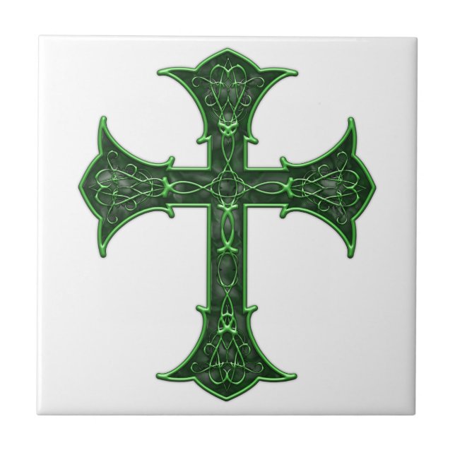 Emerald Cross Tile (Front)