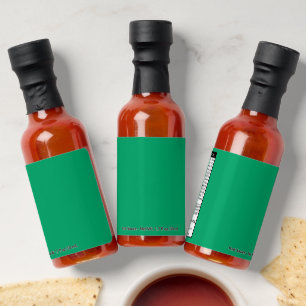 Emerald Custom Hot Sauce Favor – 1.7oz