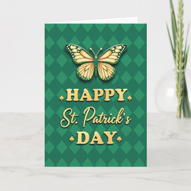 Emerald Diamond Happy Day Card (Front)