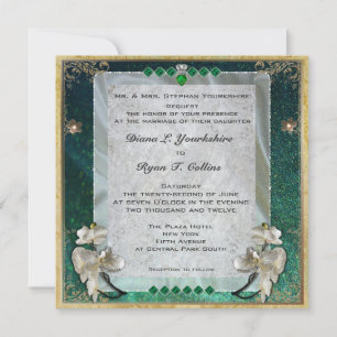 Emerald Diamond Invitation