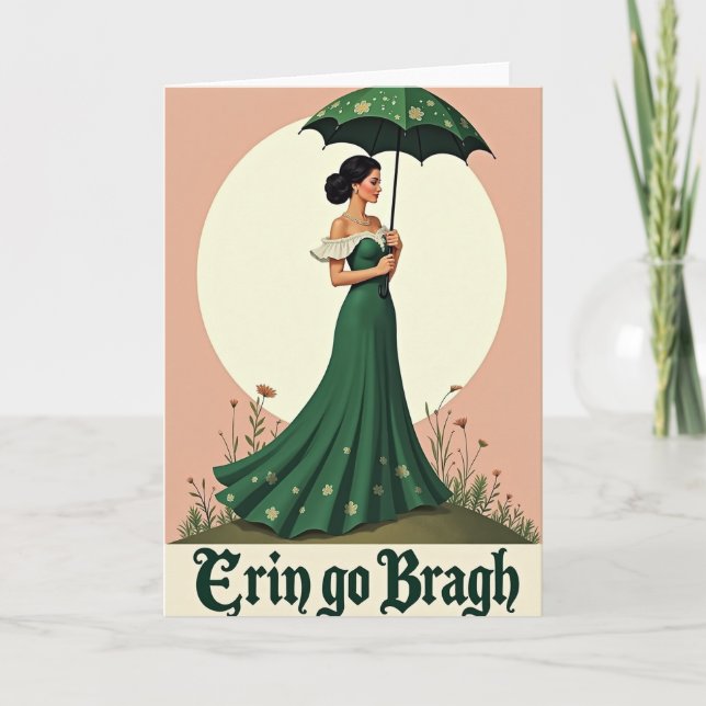 Emerald Elegance Irish Pride Card (Front)