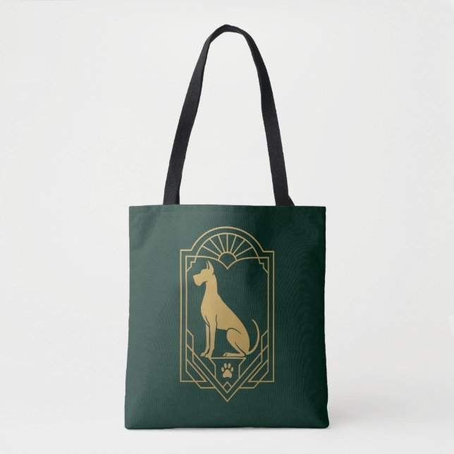 Emerald Elegance Tote Bag (Front)