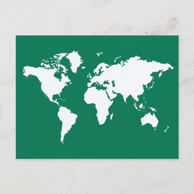 Emerald Elegant World Postcard (Front)