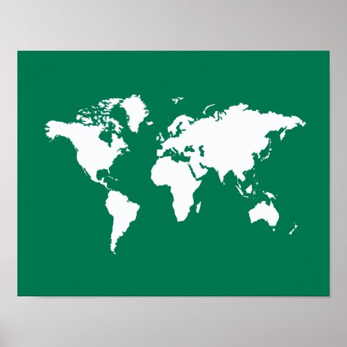 Emerald Elegant World Poster