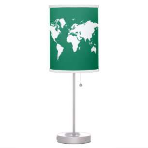 Emerald Elegant World Table Lamp
