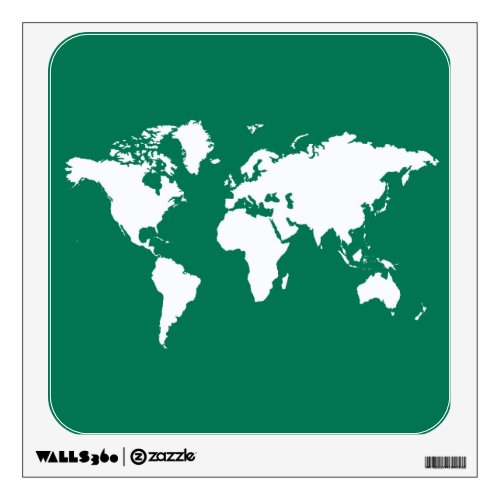 Emerald Elegant World Wall Sticker