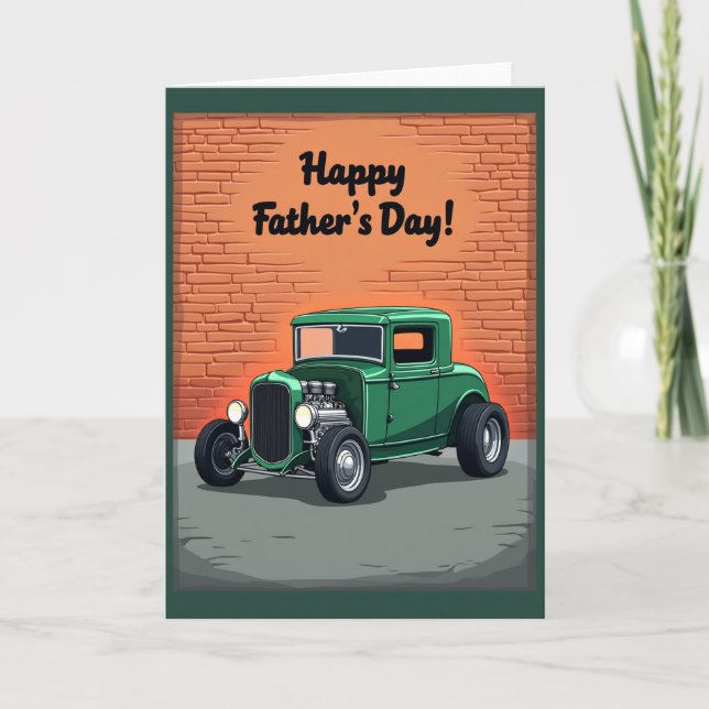 Emerald Engine Fathers Day Card (Front)