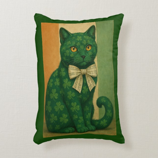 Emerald Enigma Accent Pillow (Front(Vertical))