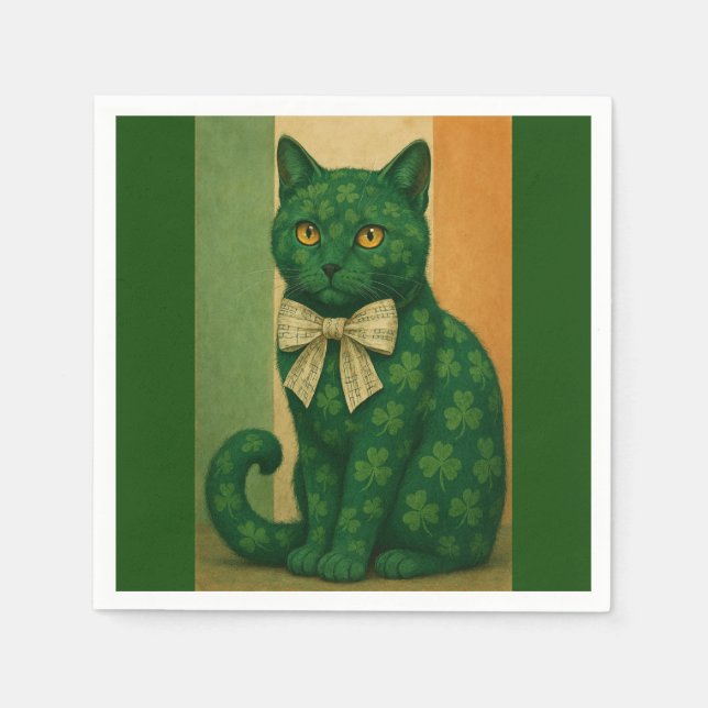 Emerald Enigma Napkins (Front)