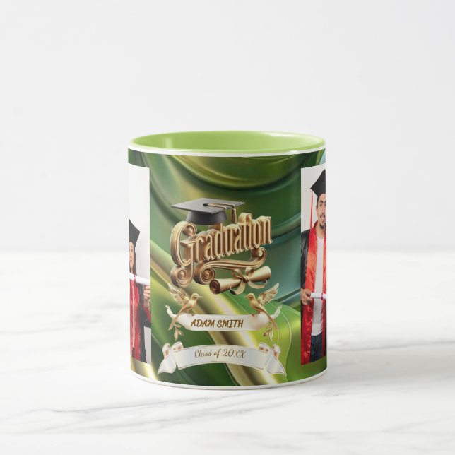 "Emerald Excellence: Gold & Green 2026 Edition" Mug (Center)