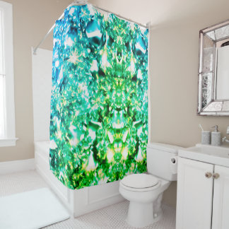 Emerald Excursions Shower Curtain