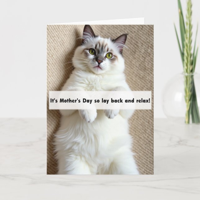 Emerald Eyes Mothers Day Card (Front)