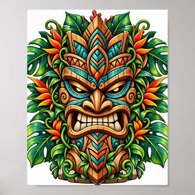 Emerald Fern Tiki Poster (Front)