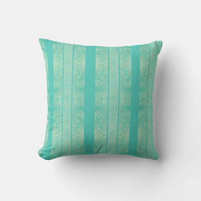 Emerald Gallery Throw Pillow (Front)